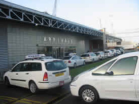 Taxi Rank Outside Cruise Arrivals